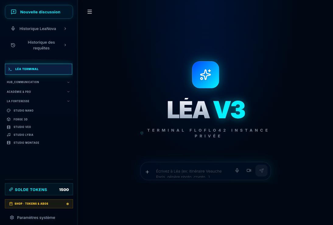 Interface web LÉA